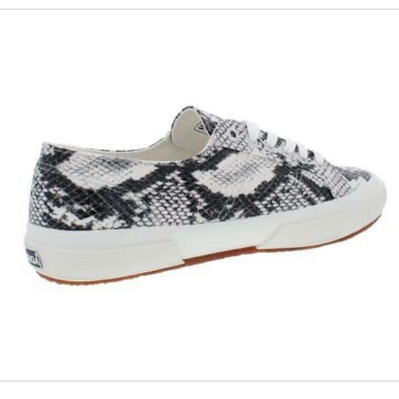 Superga Womens Snake Print Low Top Sneakers - Picture 2 of 2